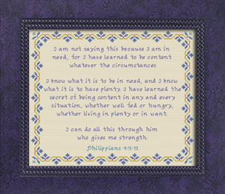 Being Content - Philippians 4:11-13